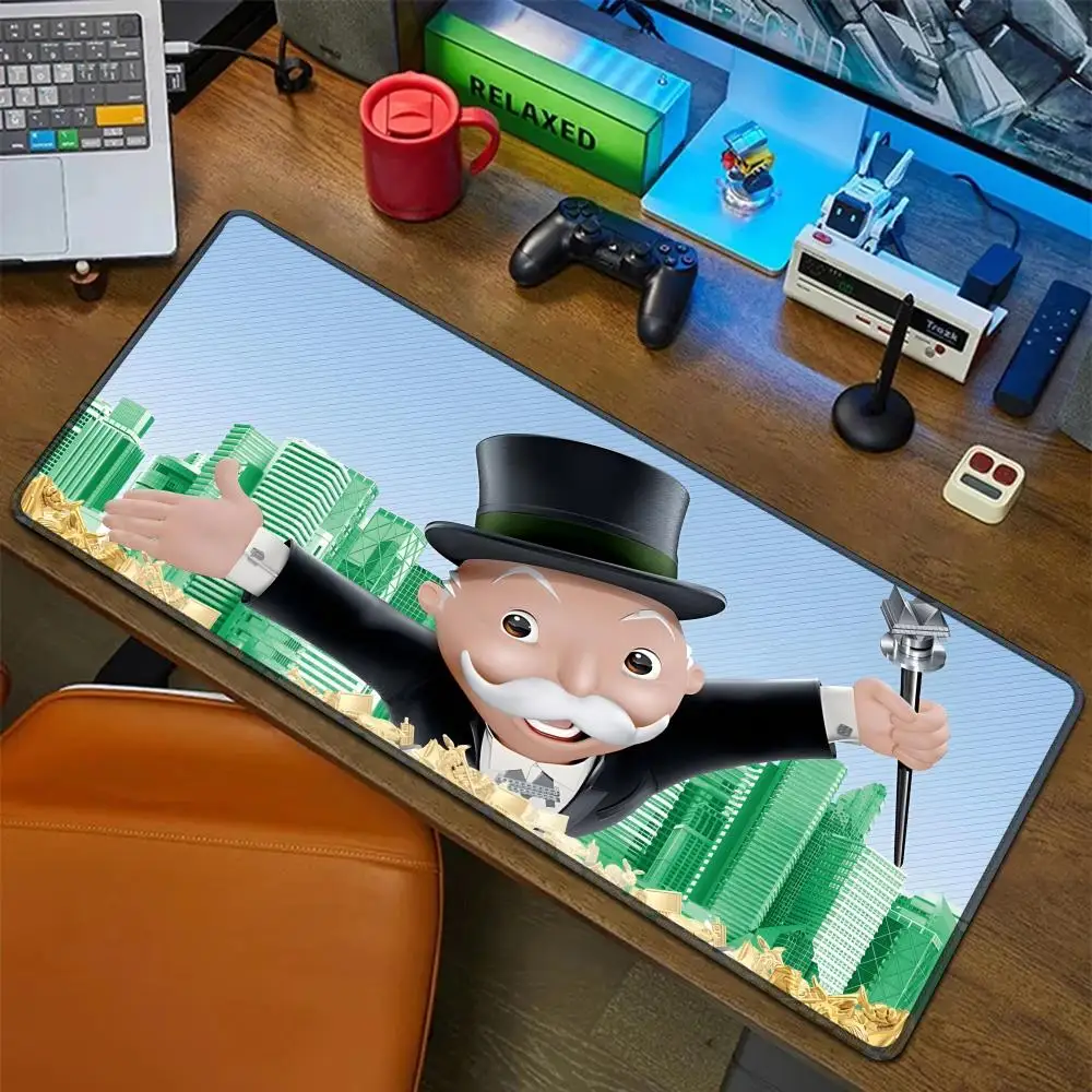 

Monopoly Millionaire Mouse Pad Rubber Mat Laptop Xxl Mousepad Notebook Gamer Computer Table Gaming Accessories