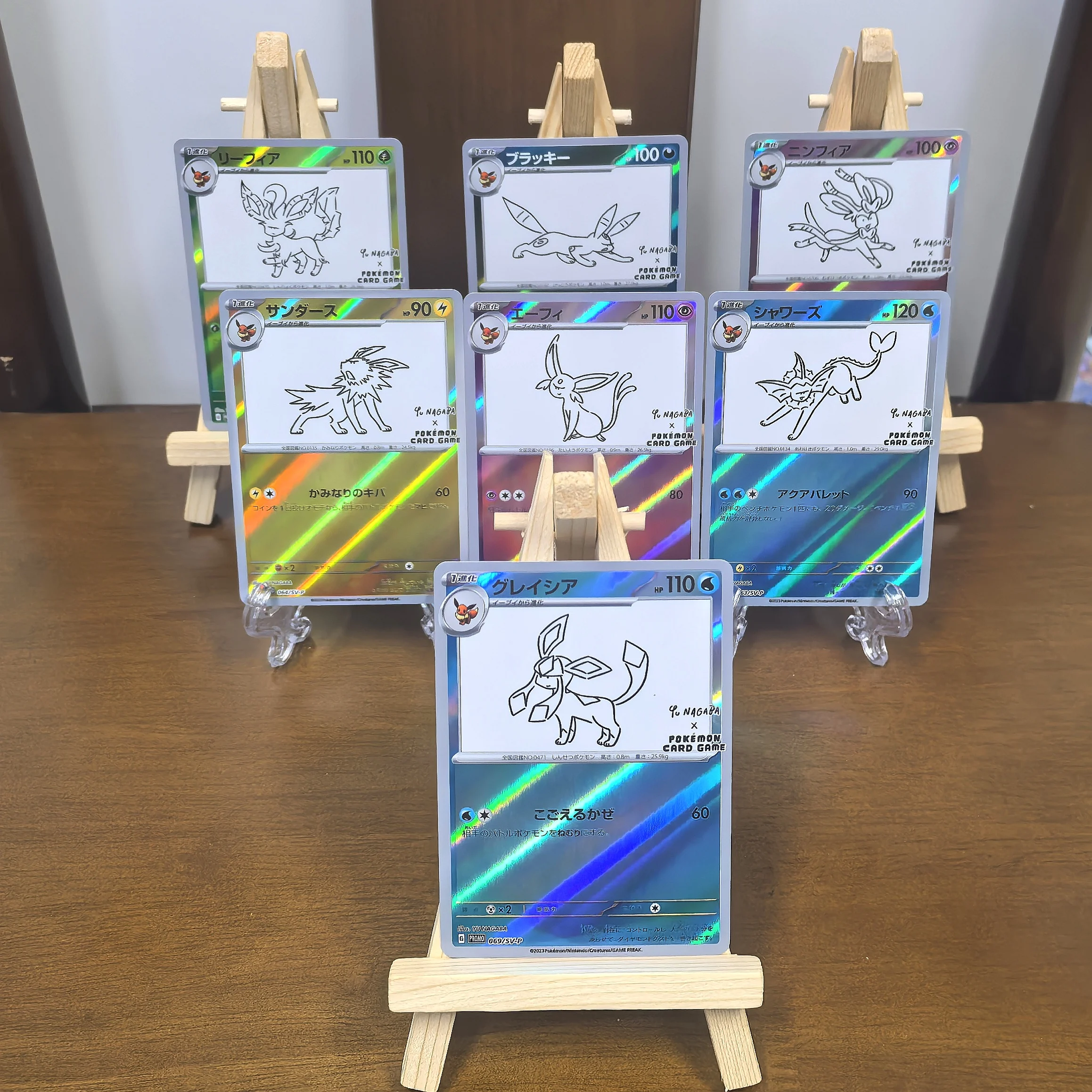 

Японская коллекционная карта Pokemon SV-P Eevee, комическая карта Umbreon Espeon Sylveon Jolteon, классическая игра, аниме-карта, подарочная игрушка