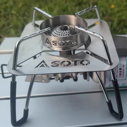 Camping Burner Accessories for Soto 310/340 Spider Stove Stainless Steel Heat Shield for Butterflyfly Furnace Insulation Board