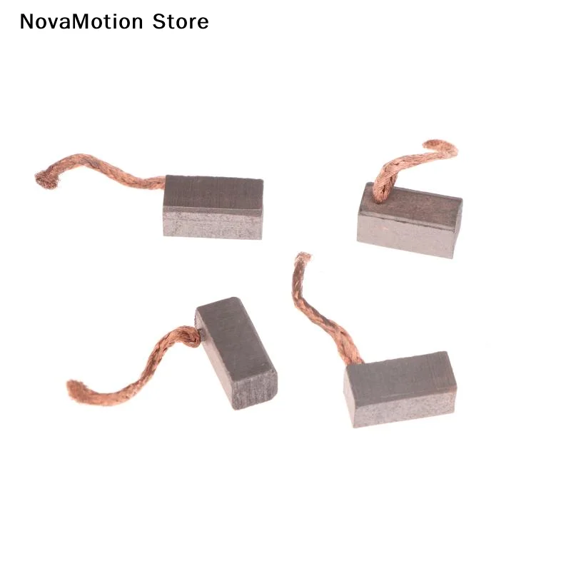 [NM]4PCS DIY Accessories 6x6x12mm Electric Motor Carbon Brush Power Tool Blower Fan  Brushes[NM]