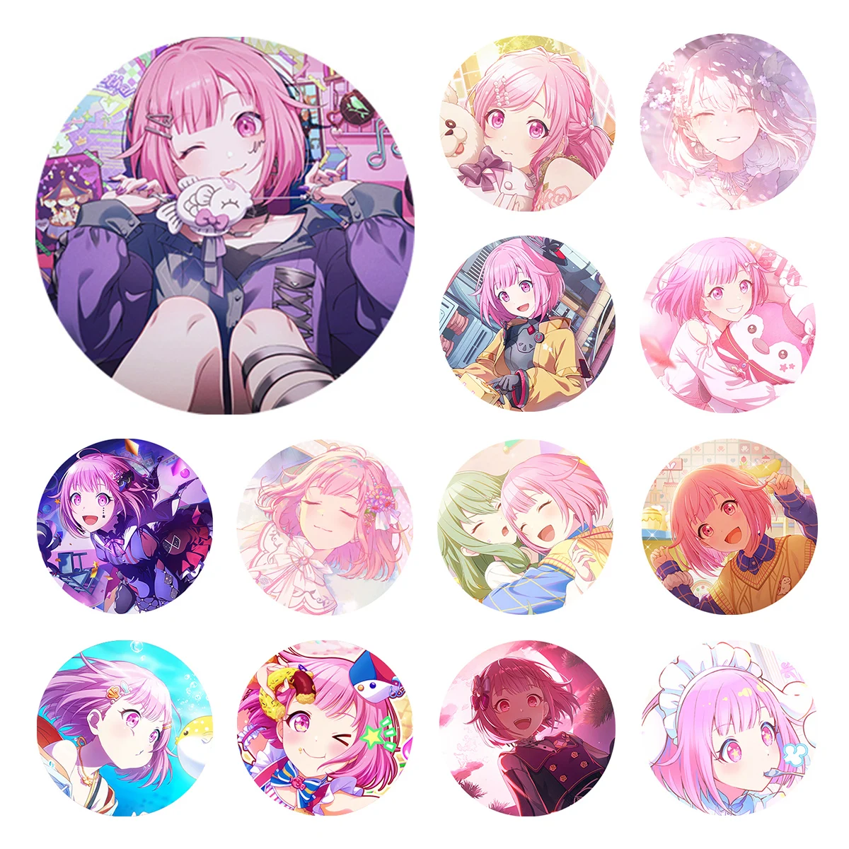 Project SEKAI Anime Ootori Emu Wonderlands Showtime 20251225 50mm PJSK Badge Brooch Pins