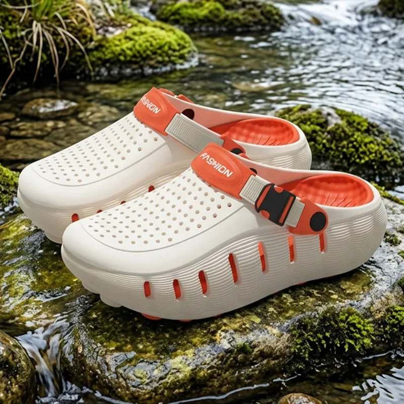 Outdoor Non Slip Beach Sports Sandals Women 2026 Summer Soft Thick Bottom Clogs Woman Comfortable Closed Toe Eva Drive Sandles - view 5