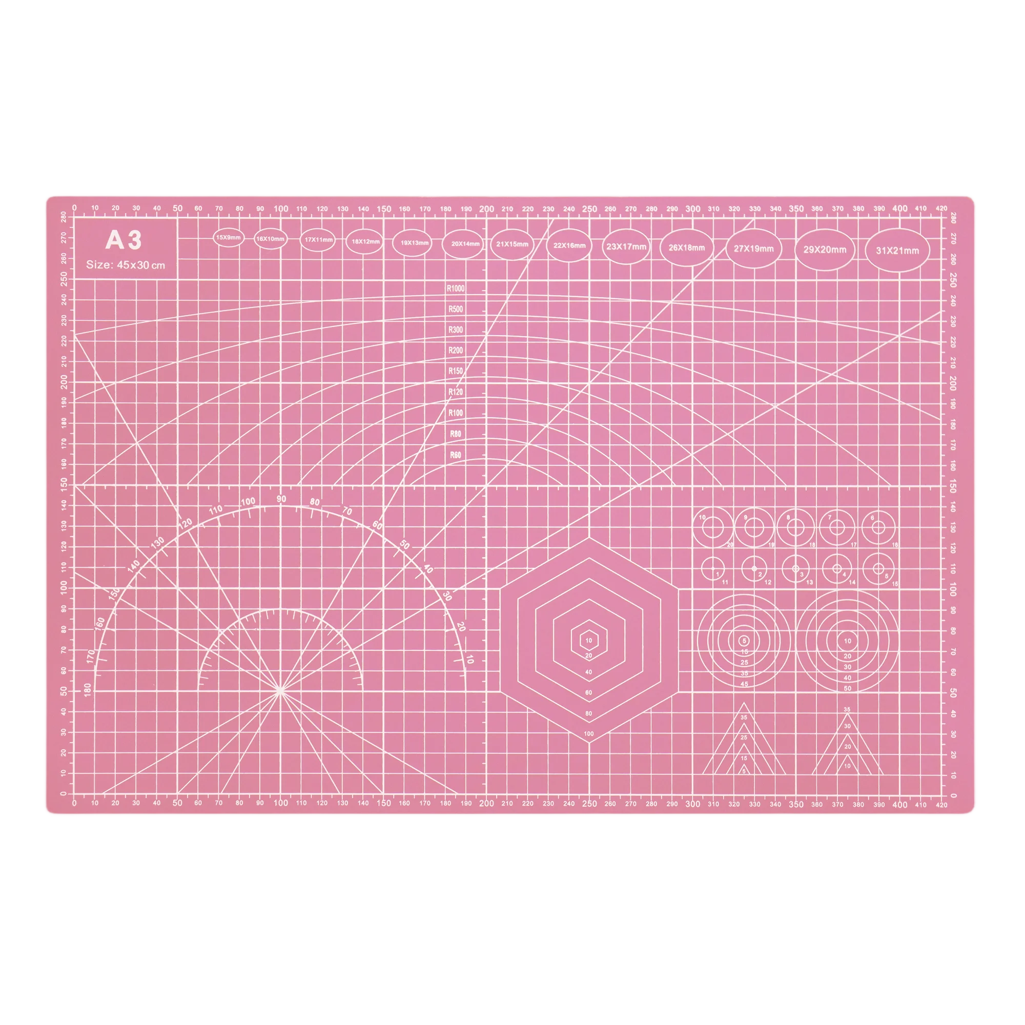 Tapete de costura autocurativo a3, tapete de corte de 9 polegadas x 6 polegadas, tábua de corte para artesanato de costura, tecido de hobby, projeto de scrapbooking de precisão