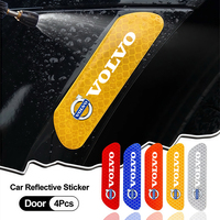 4Pcs Reflective Car Door Sticker Safety Warning Tape Decal For Volvo XC60 XC40 V60 V40 XC90 XC70 V50 S60 V70 S90 AWD V90 Rdesign