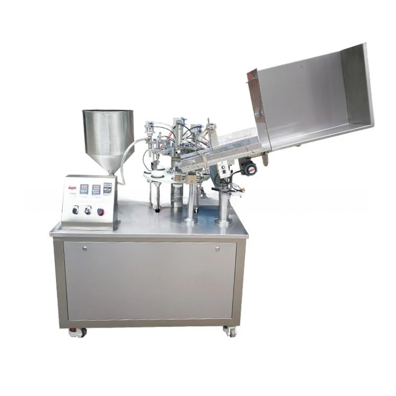 Automatic hose filling and sealing machine Toothpaste skin care products facial cleanser tail sealing machine