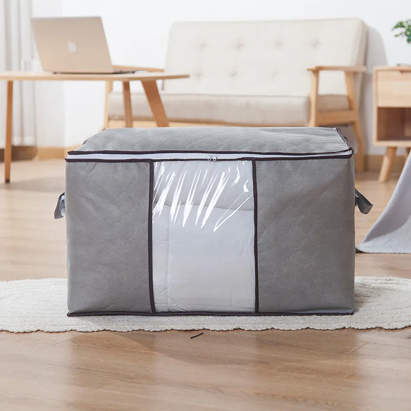 

Non Woven Cotton Quilt Storage Bag Large Capacity Clothing Cotton Quilt Mobile Luggage Moisture Proof And Dustproof Portable Bag