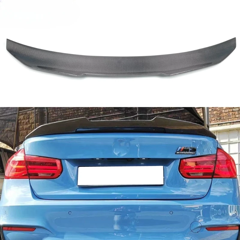 F82 PSM Style Real Carbon Fiber Rear Spoiler Wing For BMW 4 Series M4 F82 2-Door Coupe Trunk Boot Lip 2014-2020 Car Accessories