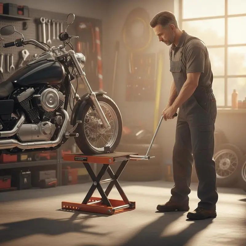 Motorradhebebühne, Motorradständer, 500 kg Tragkraft, Motorradheber, Auto-Montageständer, Motorrad, verstellbarer 95-350 mm Montageständer, Motorradhebebühne, Motorradständer für Reparaturen in