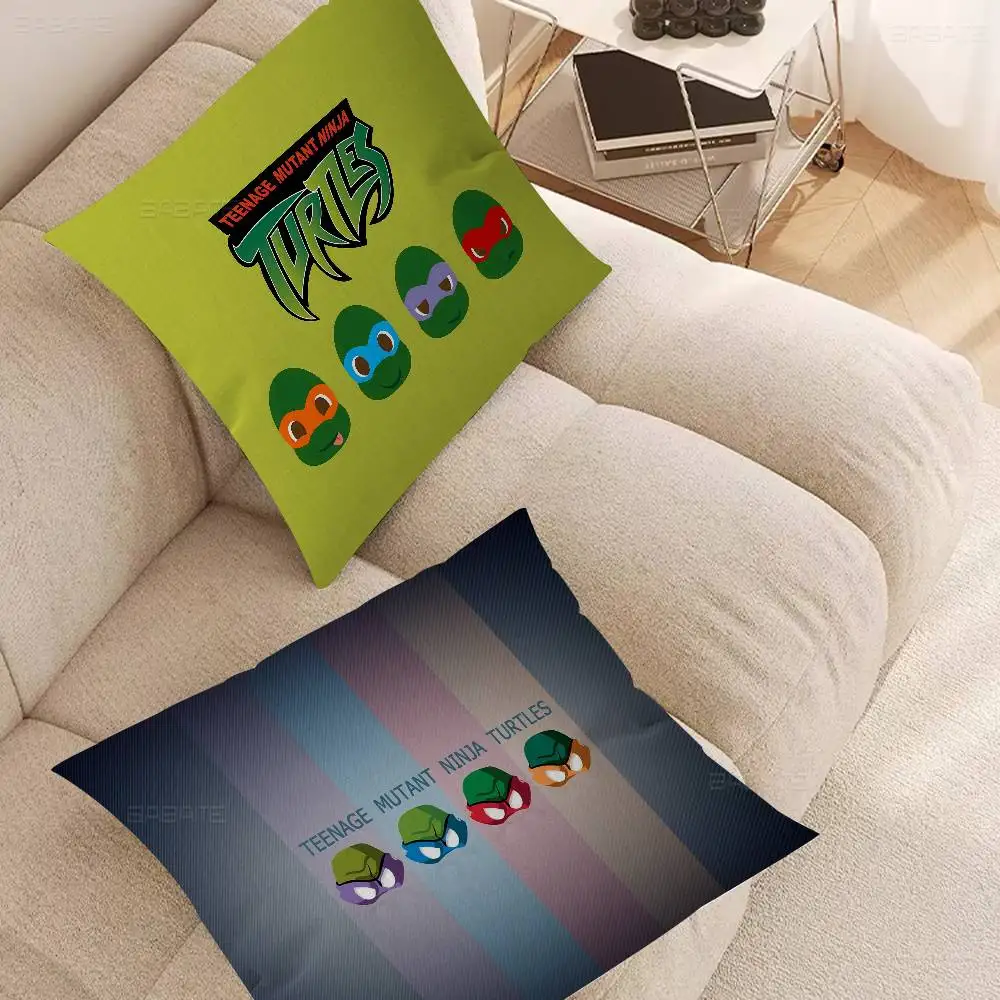 N-Ninjas T-Turtles Pillowcase toon Gift Cushion Cover Bedroom Home Sofa Chair Seat Decor pillow case