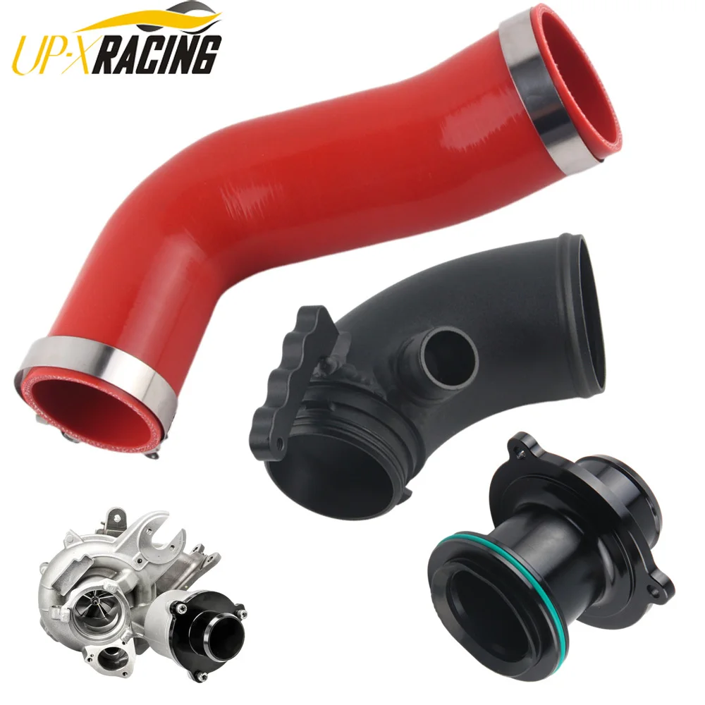 Free Shipping Silicone Intake Hose Pipe Turbo Inlet Elbow Muffler Delete For VW Golf MK7 R Audi 2015+ EA888 3gen Engine