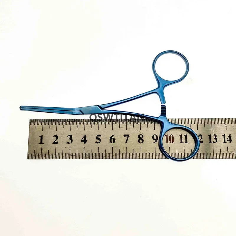 12.5cm Titanium Notched Vascular Clamp Forceps Neurosurgical Instrument