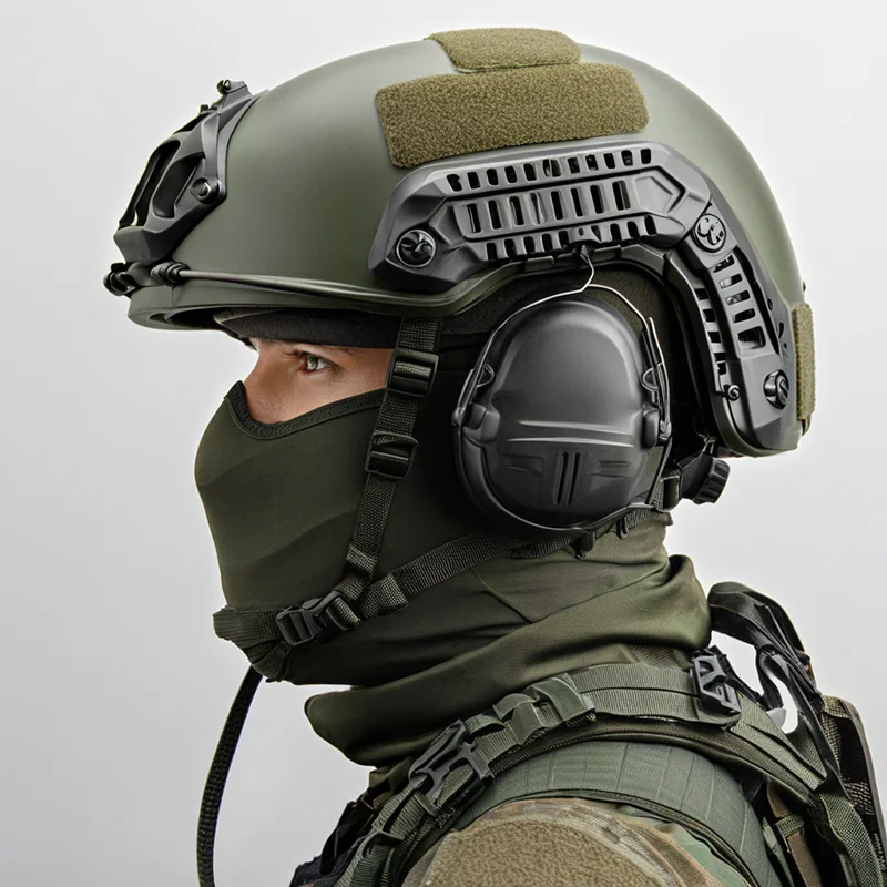 FAST Tactical Protective Helmet, Airsoft MH Helmet, ABS, New Thickened Outdoor, PJ Air Gun Shooting, CS Protective Equipment