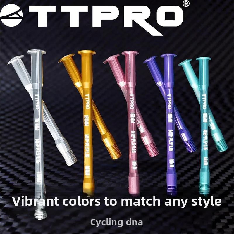 TTPRO Bike Thru Axle M12 P1.5 162mm, CNC Machined Ultra‑Light Wheel Axle Fit Merida Reacto Scultura Mountain & Road Bicycle