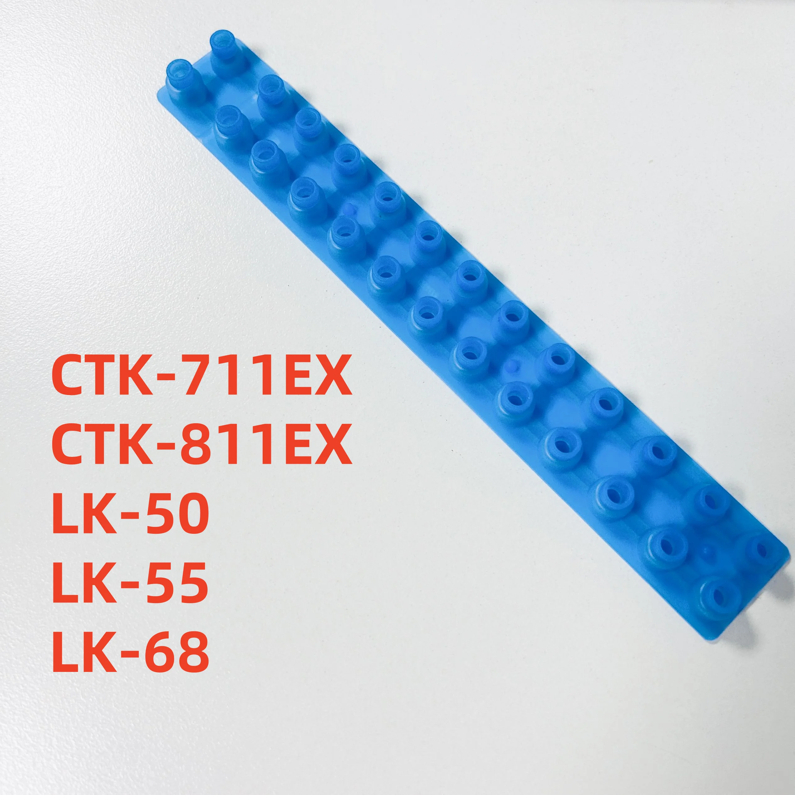 Tira condutora de contato chave de borracha condutora para casio CTK-711EX CTK-811EX LK-50 LK-55 LK-68
