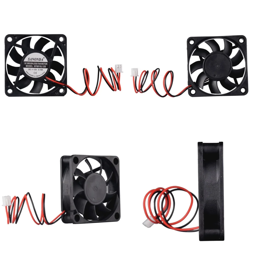 

Вентилятор охлаждения 6015 для ноутбуков, ПК, настольных серверов, 12В/24В, с высоким воздушным потоком, низким уровнем шума, для систем охлаждения и рассеивания тепла