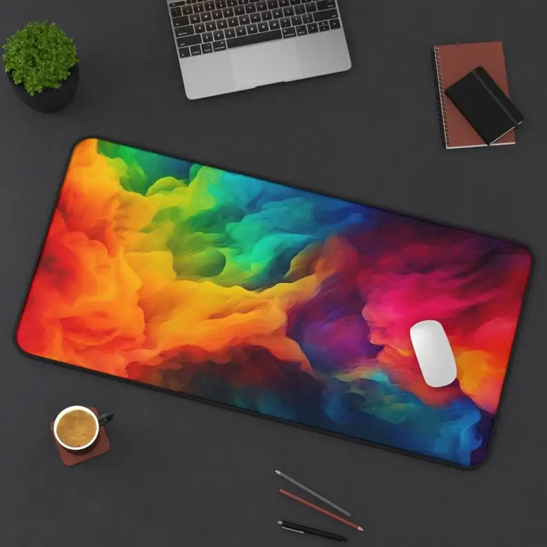 

Colorful Cloud Art Mousepad,Non-slip Waterproof Colorful Gaming Mouse Pad,Office Desktop Decoration,Suitable for Work and Gaming