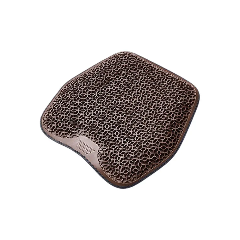 Summer Gel Car Seat Cushion Car Gel Cooling Seat Cushion Ice Ventilation Car Chair Cool Cushion Home 3D Sheet Silk Honeycom F5M6