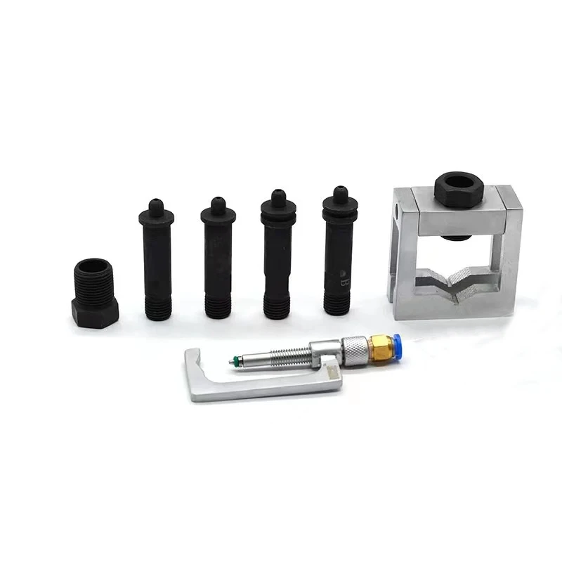 Universal Diesel Common Rail Tool Fuel Injector Fix Adapter Fixture Clamping Repair Kits
