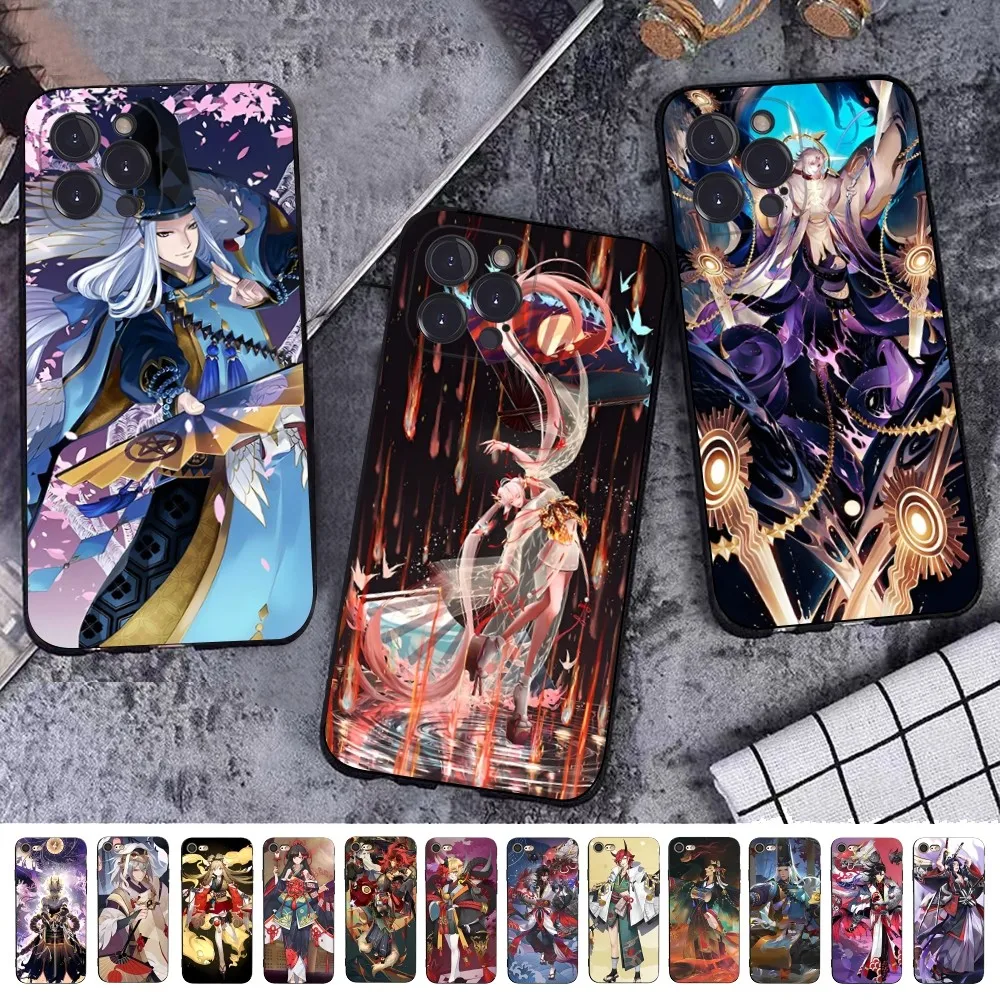 Onmyoji game Phone Case For iPhone 14 11 12 13 Mini Pro XS Max Cover 6 7 8 Plus X XR SE 2020 Funda Shell