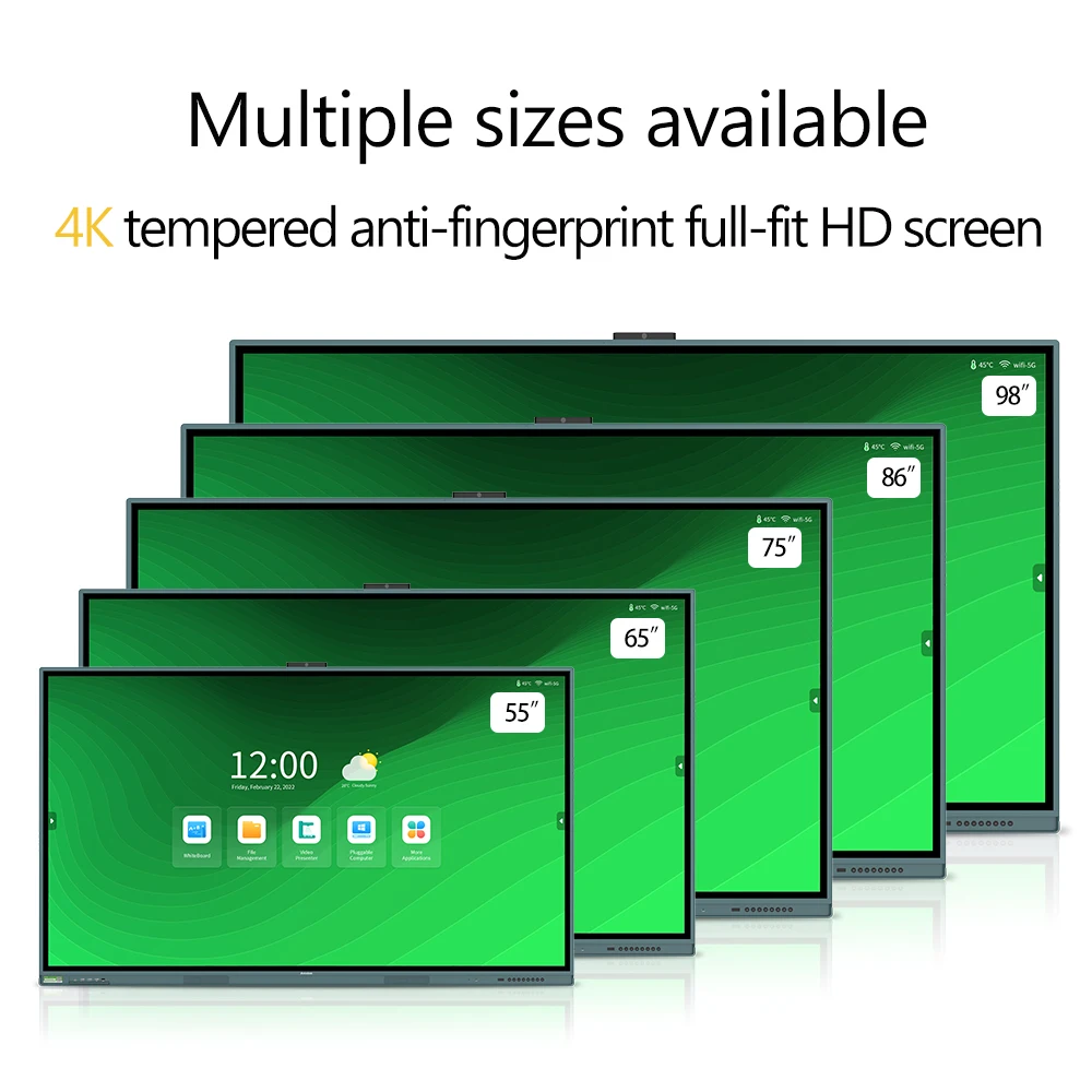 Preço de placa interativa digital quadro branco interativo eletrônico quadro branco interativo de 98 polegadas