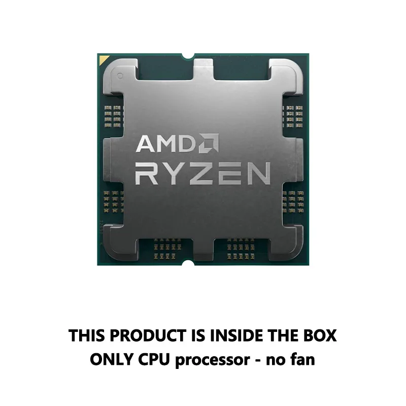 AMD R7 9700X Ryzen 7 9700X صندوق جديد بدون مروحة