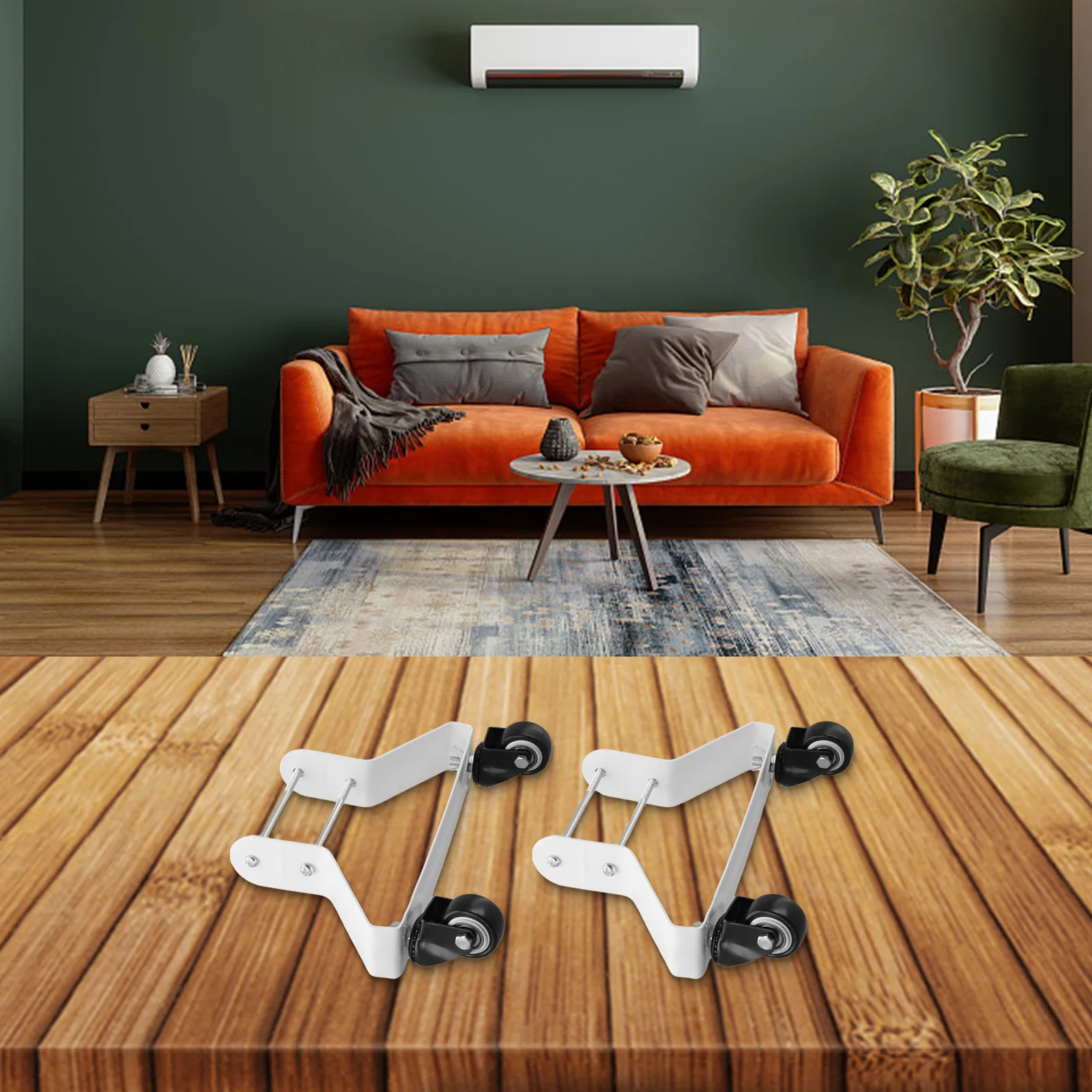 عجلات دوارة وظيفية مصممة لتناسب أنظمة المبرد المملوءة بالزيت قطعتين تقدم خياراتًا لتحسين التنقل