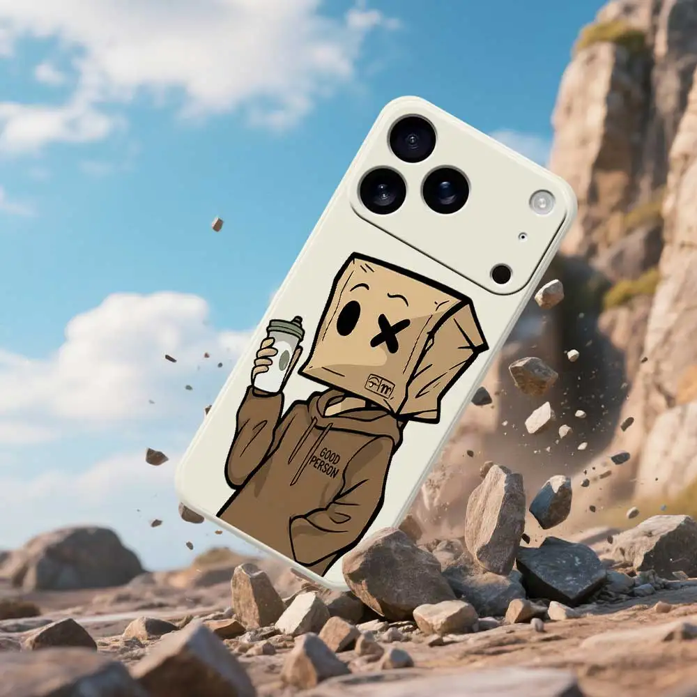 Character Trendy Cool Phone Case For iPhone 17 Pro Max 17 Air 16 15 14 Plus 13 12 11 Pro Max XS Max 7 8 Plus 16E Silicone Cover