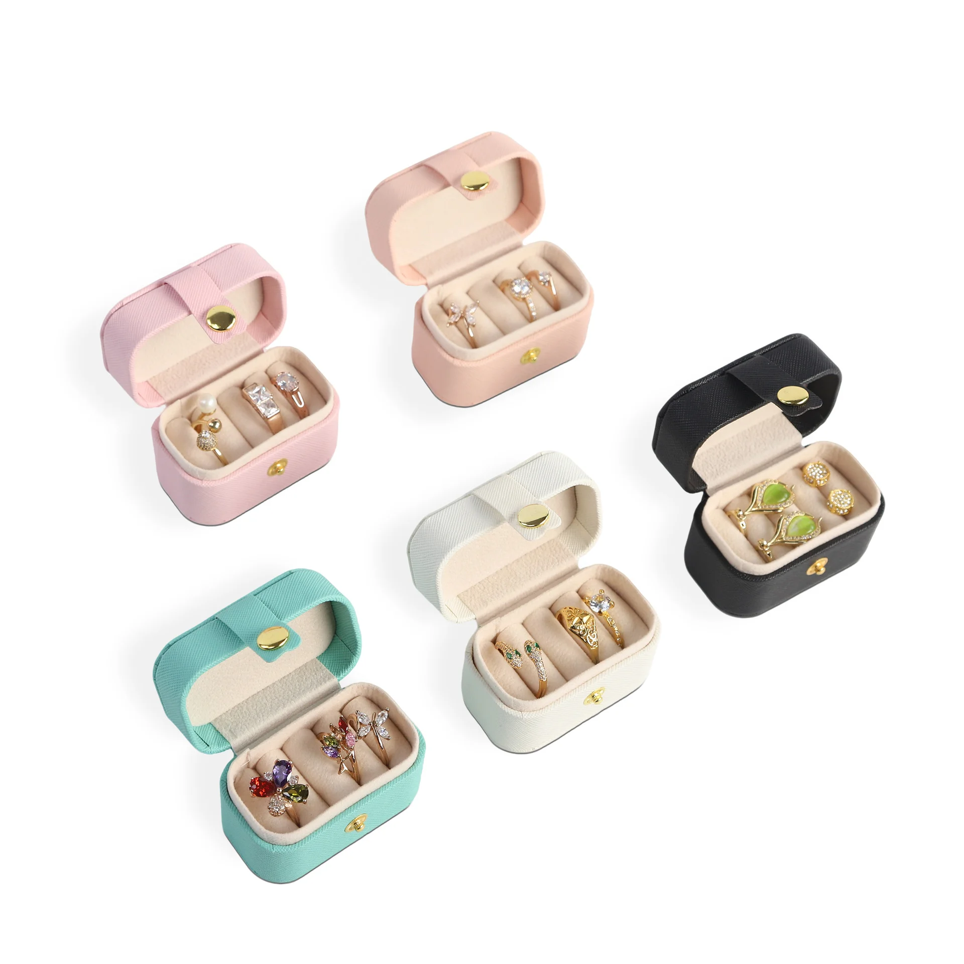 

Simple And Compact Jewelry Storage Box For Rings. Travel-friendly Small And Compact Jewelry Storage Box For Displaying Rings