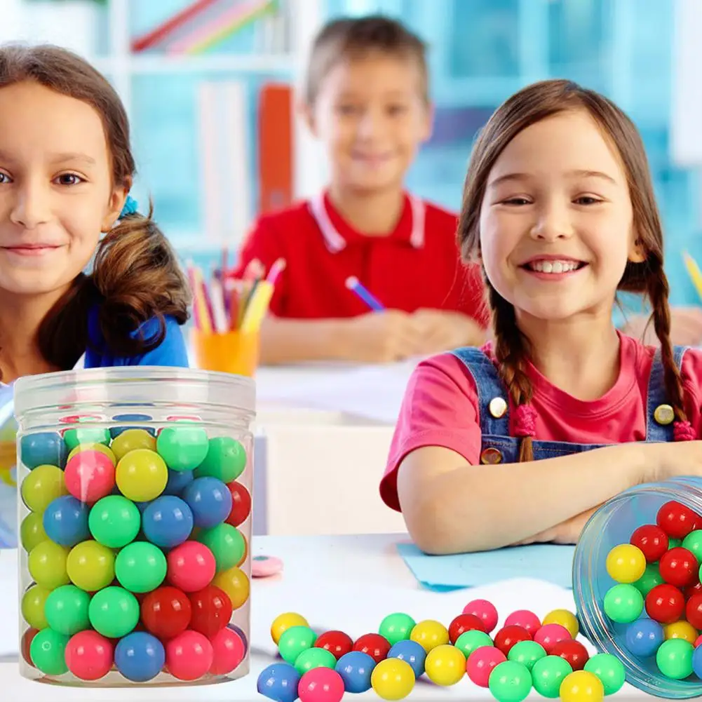 Educational Math Toy Counting Balls Educational Counting Toy Set with 100 Small Smooth Lightweight Balls Different for Preschool