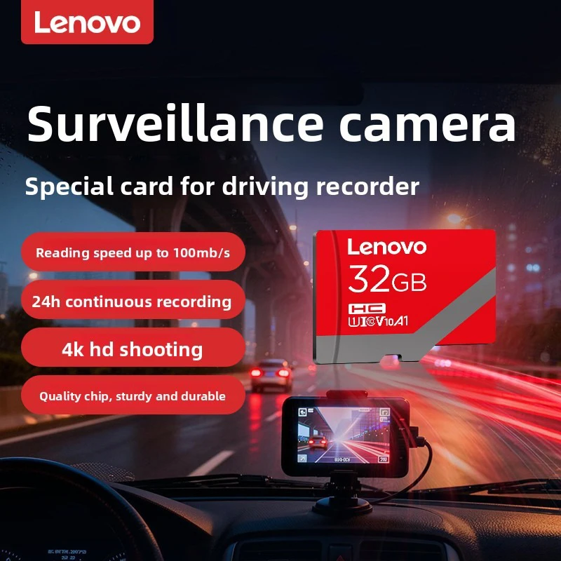 cartao-micro-sd-de-alta-velocidade-lenovo-u3-classe-10-com-adaptador-cartao-de-memoria-tf-ate-100mb-s-32gb-u1-64gb-128gb