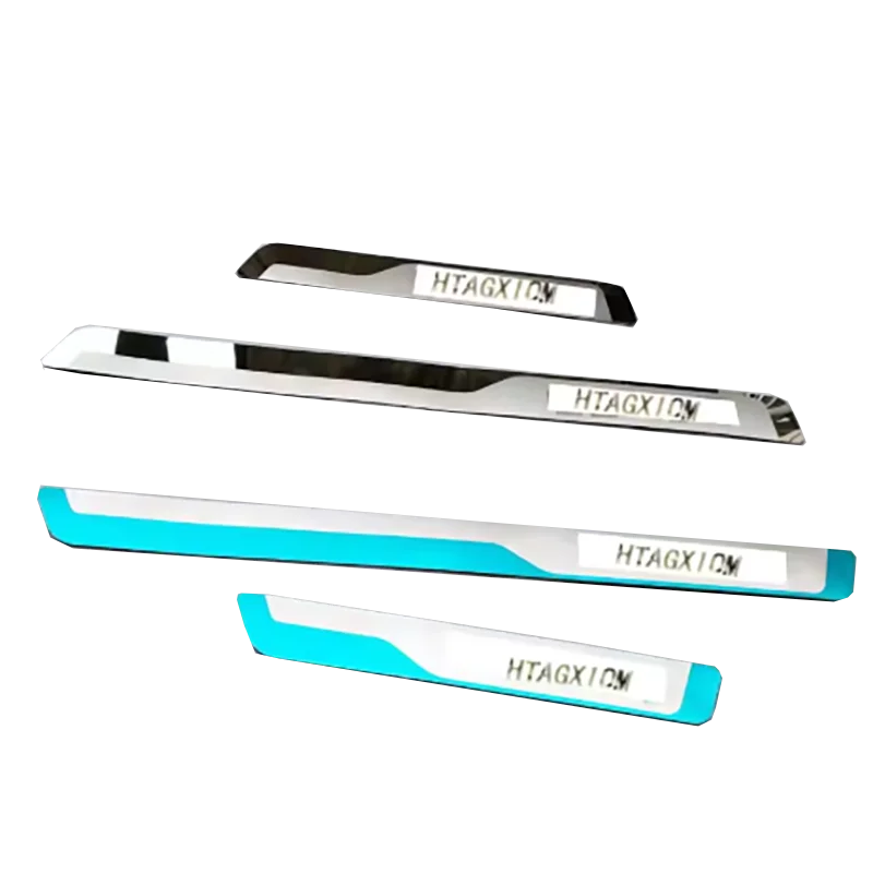 Door Sill Strip for Skoda KAROQ 2018 Stainless Steel Scuff Plate Peda Pedal Cover Car Styling Stickers Auto Accessories 4 Pcs