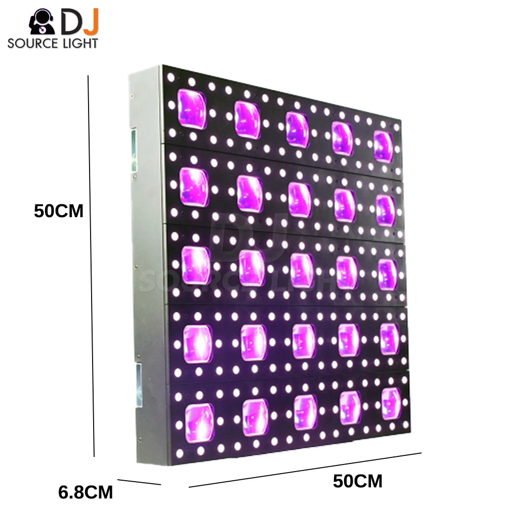 Imagem -02 - Rgbw Led Matrix Iluminação para Iluminação de Palco Fundo do Palco Partes Disco Concert Ball Hall Effect Backlight Discoteca 25x30w