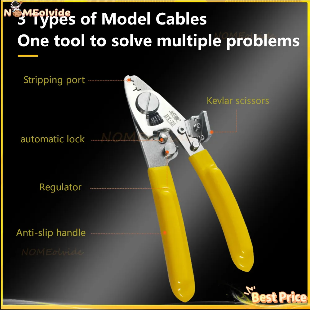 

4 IN 1 Pliers FTTH Tools Optical Cable Stripper 0.9Mm 2.0Mm 3.0Mm Fiber Optic Tool