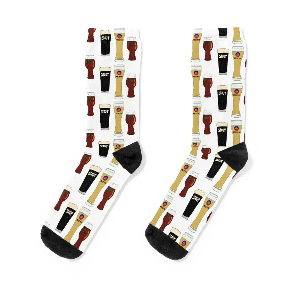 Craft Beers Socks christmas gift Run new year luxury Socks Men's Women's