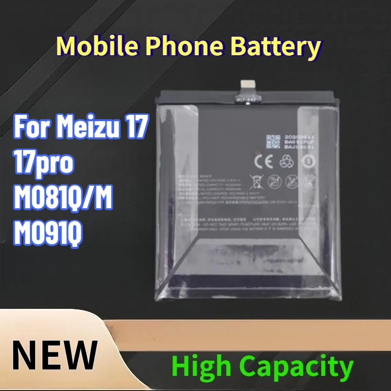 

BA091F Brand New Mobile Phone Battery for Meizu 17 17pro M081Q/M M091Q