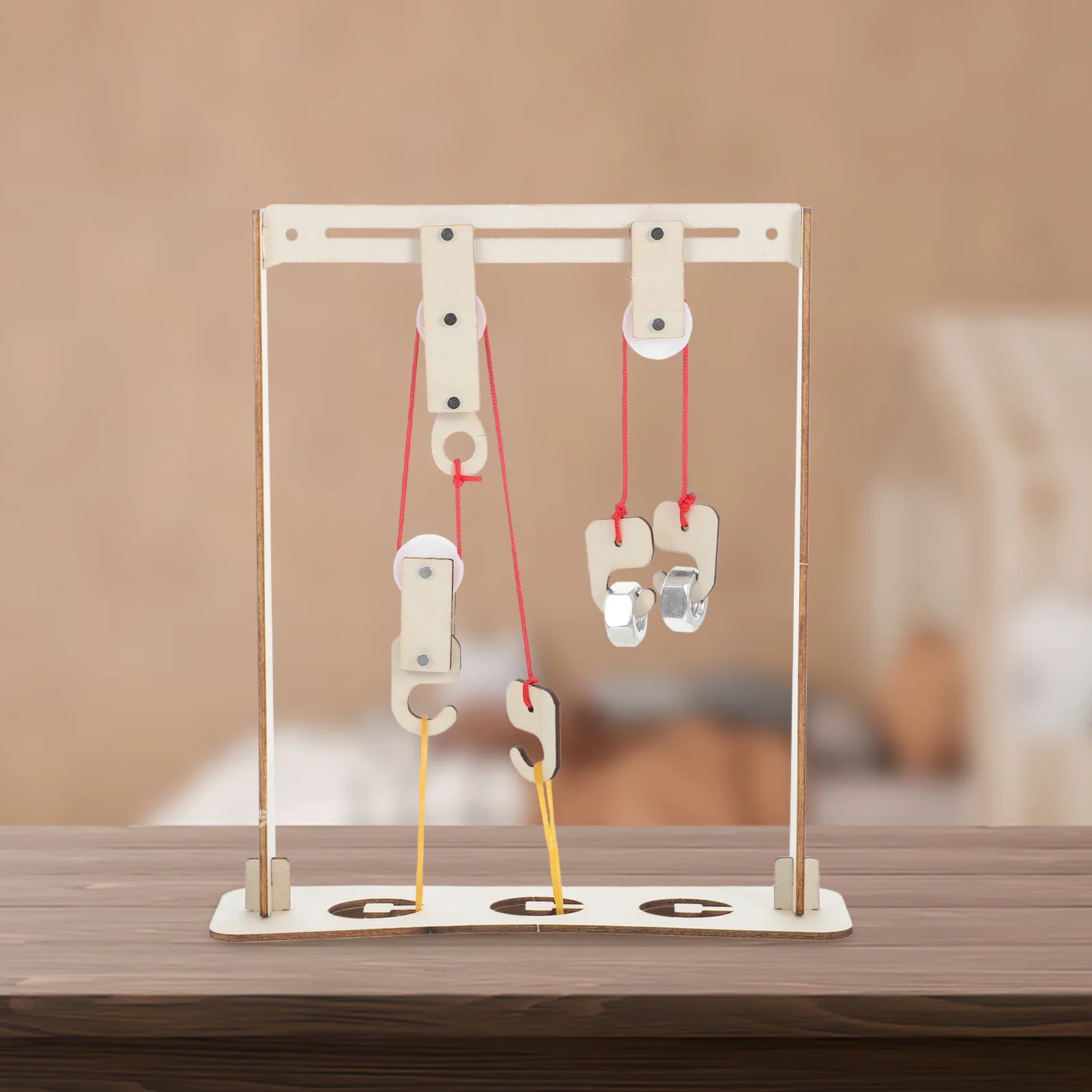 5 Sets Diy Pulley Model Kit For Science Learning Physics Experiment Pulley Blocks And Bracket Set Teaching Tools For Physical Me