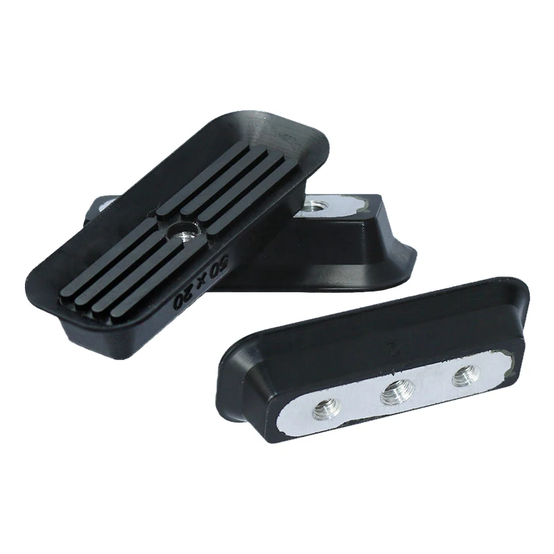 HOFUJNG Long Oval OV50*20 Industrial Silicone Suction Cup Vacuum Cup with Screw for Better Stability Rubber Product