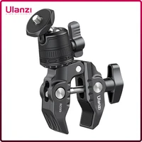 Ulanzi R099 Super Abrazadera con 360 °   Mini abrazadera de liberación rápida con cabeza de bola, soporte para trípode, Clip de tornillo 1/4 para cámara Gopro DSLR