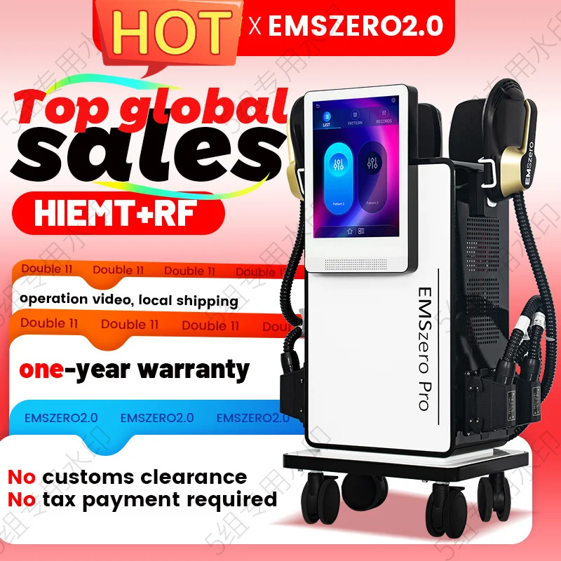 Emszero Pro RF 15 Tesla body sculpting machine New Profession ems slimming Neo HI-EMT shaping Build muscles 6500w Device