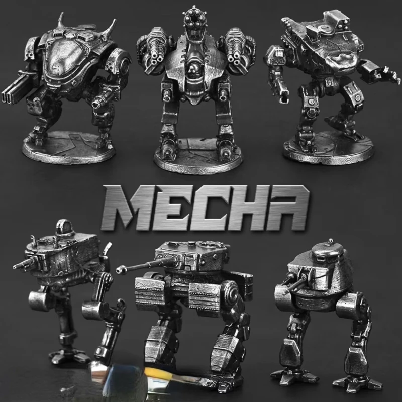 Cupronickel Metal mechaniczna zbroja mechanik wojownicy figurki miniaturowe figurki drapieżników stół wojenny gra mężczyźni zabawki