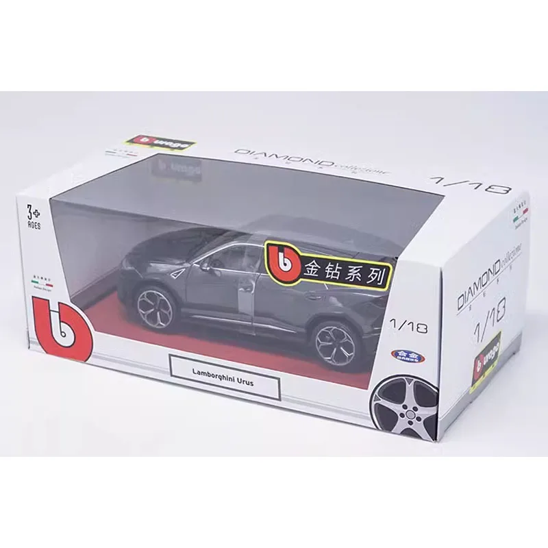 Original Bburago 1:18 Lamborghini Urus Alloy Car Model Children\'s Toys Die-cast Model Cars Collectible Gift Miniature Car