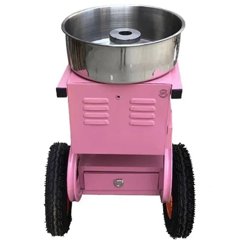 Cotton Candy Machine Commercial Electric Making Small Animal Shape Setup Stall Fancy Drawing Trolley Spun Sugar Food Processor