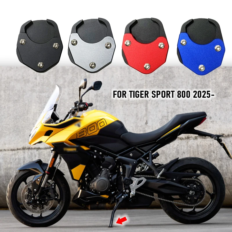 

For Tiger Sport 660 800 Tiger660 Tiger800 TIGER600 TIGER800 Motorcycles Foot Side Stand Enlarger Plate Pad Kickstand Extension