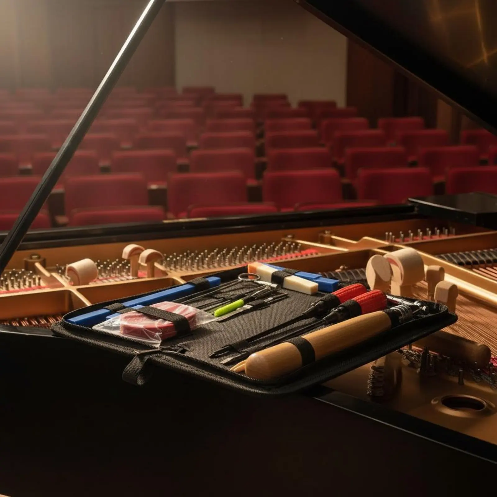 

Набор для настройки пианино из 16 предметов: эргономичные молотки и ключи для настройки пианино, аксессуары для музыкальных инструментов для профессионалов