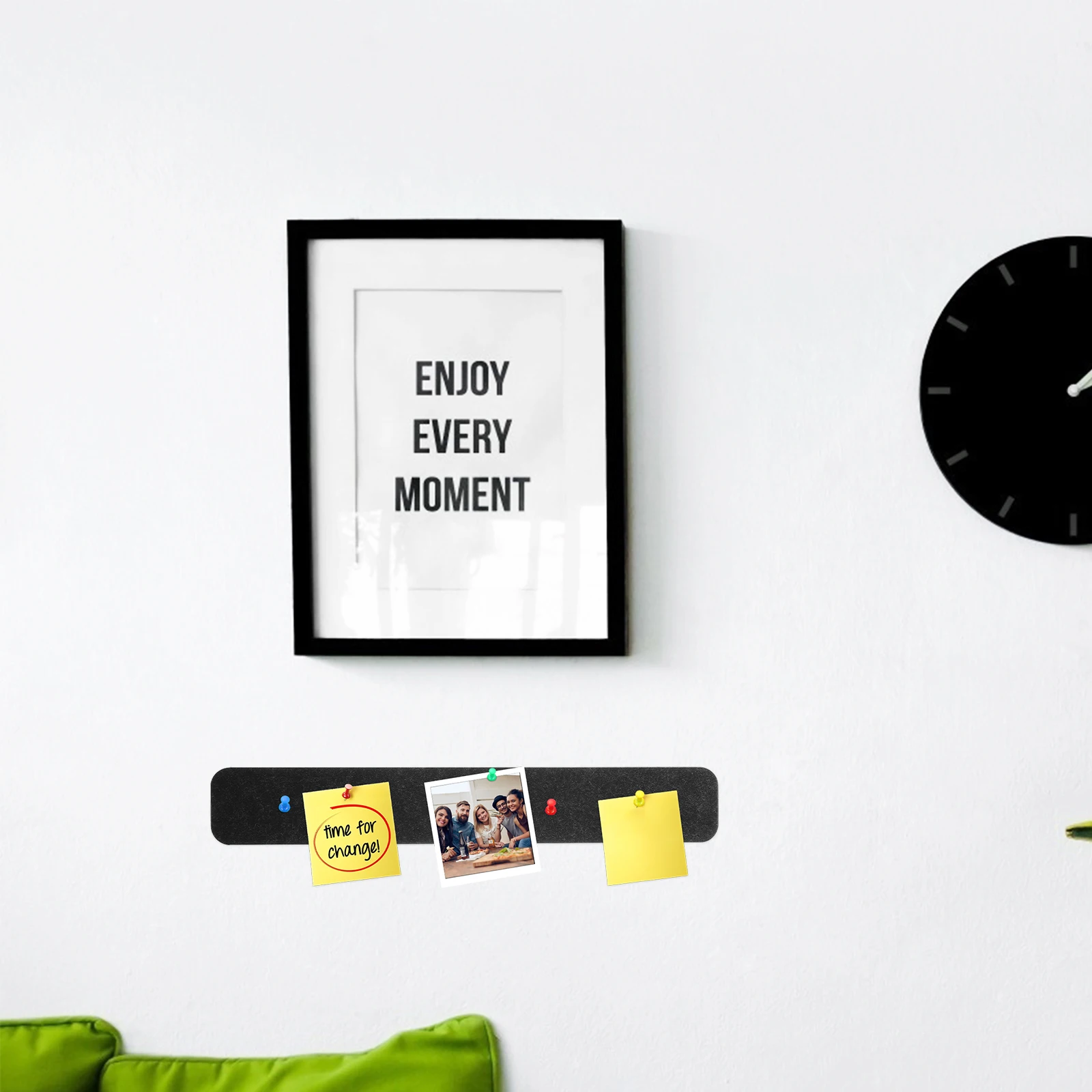 5 قطعة لوحة إعلانات اللباد شرائط ذاتية اللصق لعرض رسائل الحائط ديكور المنزل الفصول الدراسية ورأى لوحة الرسائل بار