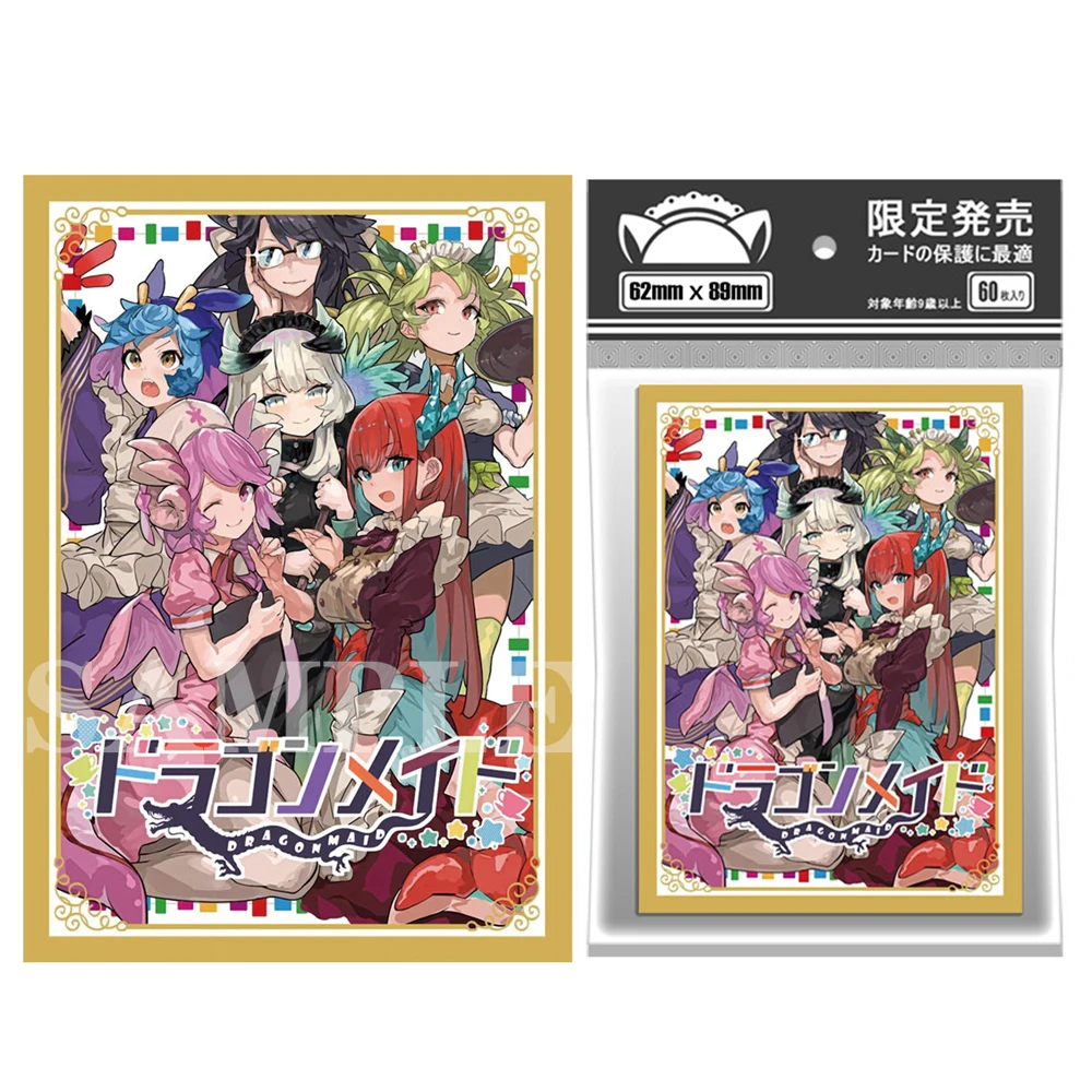 dragon maid card sleeves 60ct Dragonmaid Girl Anime Top Loading Trading Card Sleeves Deck Protector  for YuGiOh/Japanese Sized Cards 62x89mm(C02) : Amazon.ca: Toys & Games