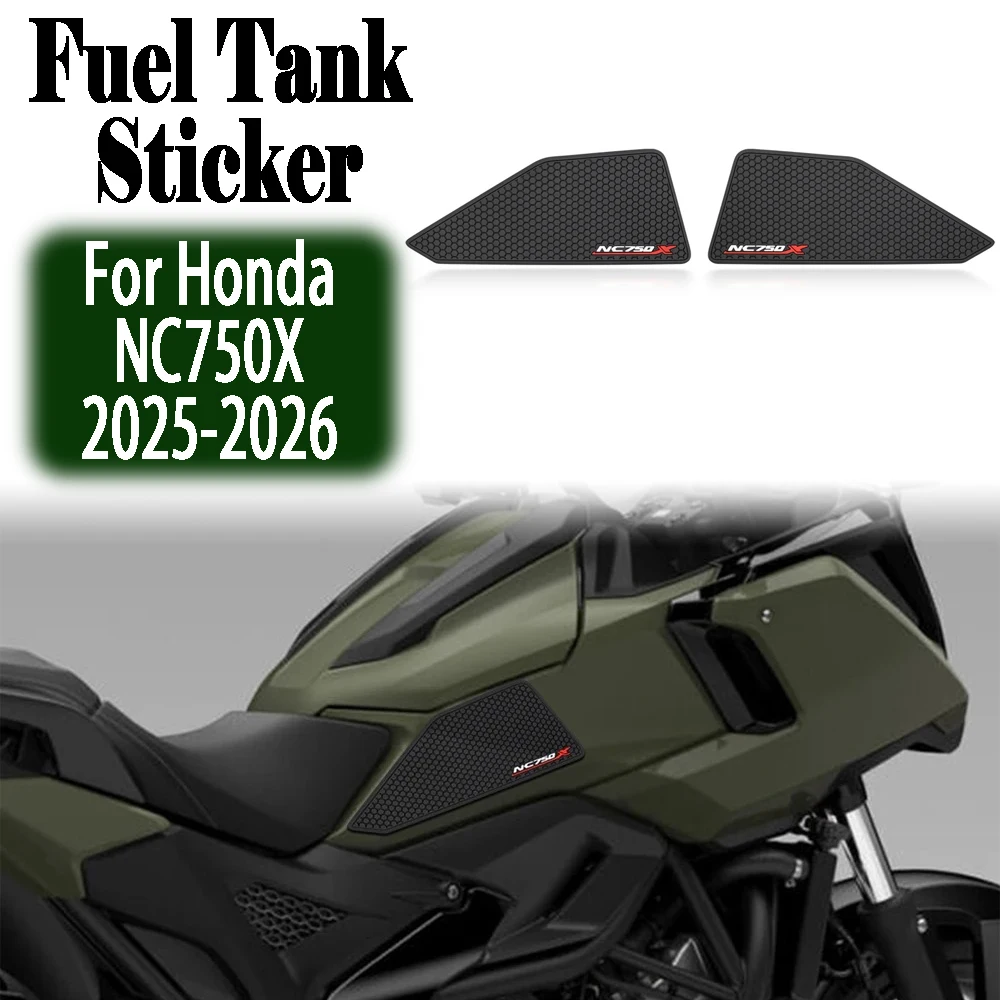 

For HONDA honda NC750X nc750x 2025-2026 New MotorcycleTank Pads Fuel Stickers Protector Knee Rubber Non-slip Pad Accessories