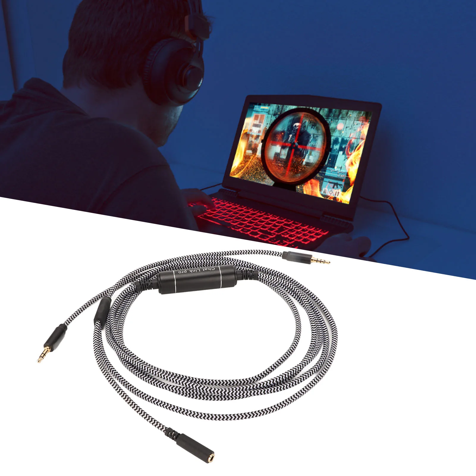 

Replacement Chat Link Cable Noise Cancellation Capture Card Chat Link Sound Cable For HD60 X HD60PRO For Switch For PS4