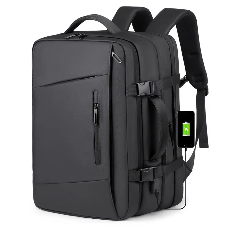 Multifunctional shoulder expandable high-end business men's large-capacity business travel backpack men's models