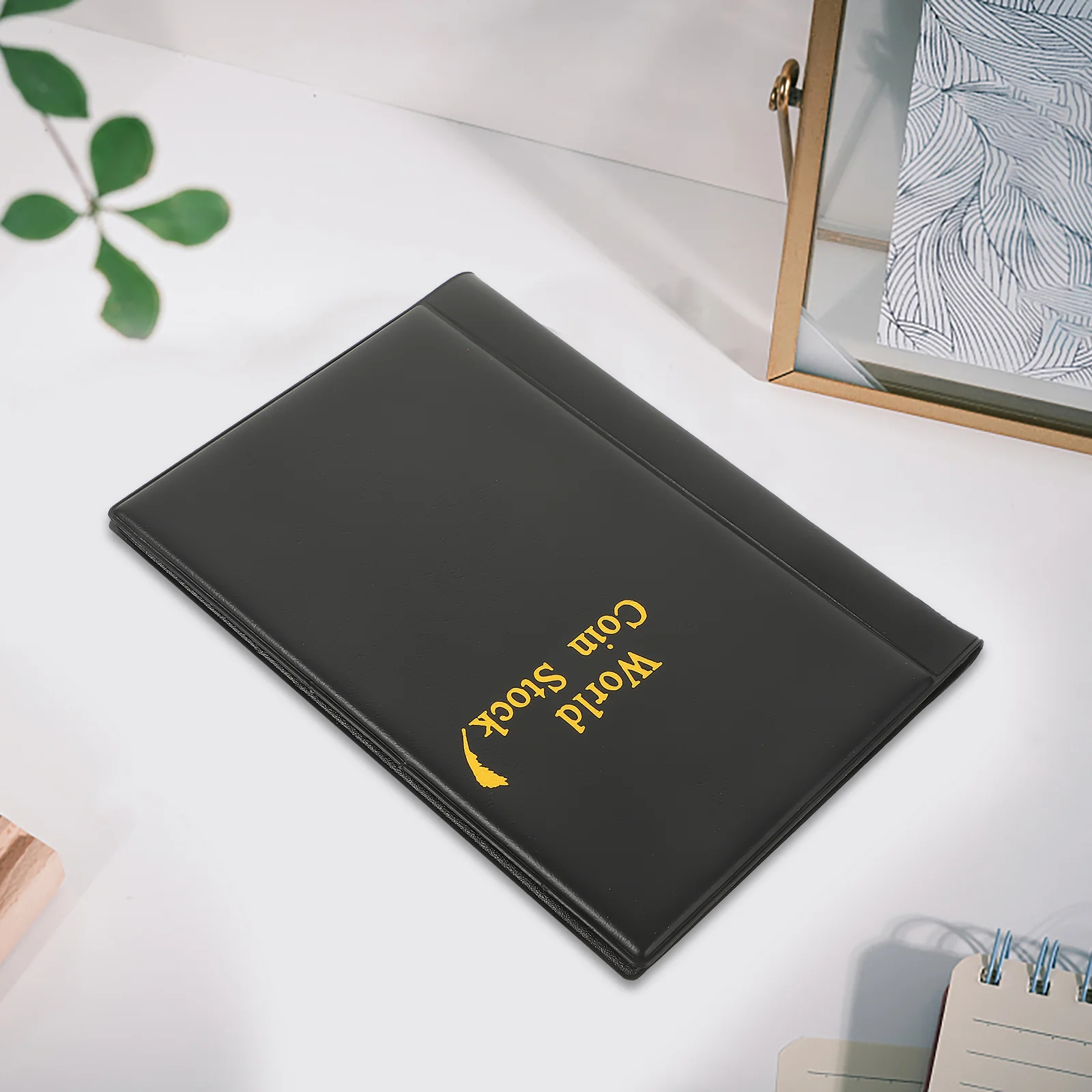 Münzsammelbuch, Fotoalbum-Organizer als Geschenk mit Cover, Gedenk-Pu-Halter